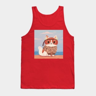 Pirate Cat Tank Top